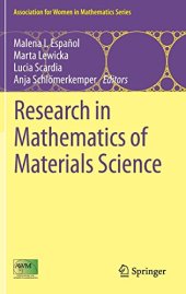 book Research in Mathematics of Materials Science