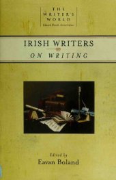 book Irish Writers on Writing (The Writer's World)