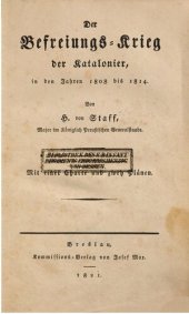 book Der Befreiungs-Krieg der Katalonier in den Jahren 1808 bis 1814