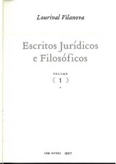 book Escritos Jurídicos e Filosóficos - volume 1