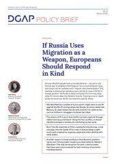 book If Russia Uses Migration as a Weapon, Europeans Should Respond in Kind