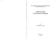 book Affricated ṣade in the Semitic languages