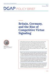 book Britain, Germany, and the Rise of Competitive Virtue Signaling