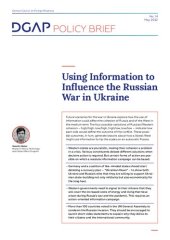 book Using Information to Influence the Russian War in Ukraine