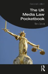 book The UK Media Law Pocketbook