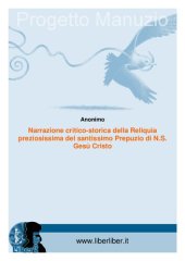 book Narrazione critico-storica della Reliquia preziosissima del santissimo prepuzio di N.S. Gesù Cristo