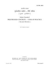 book IS:1343-2012 Prestressed concrete -Code of practice.