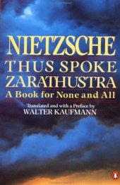 book Thus Spoke Zarathustra: A Book for None and All