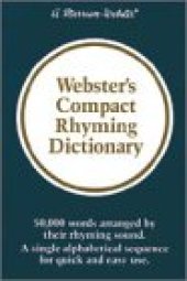 book Webster's Compact Rhyming Dictionary