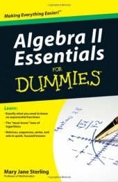 book Algebra II Essentials For Dummies 