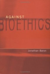 book Against Bioethics 