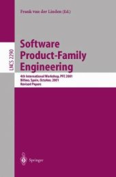 book Software Product-Family Engineering: 4th International Workshop, PFE 2001 Bilbao, Spain, October 3–5, 2001 Revised Papers