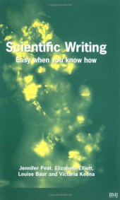 book Scientific Writing: Easy When You Know How
