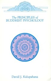 book The Principles of Buddhist Psychology 