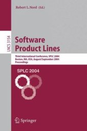 book Software Product Lines: Third International Conference, SPLC 2004, Boston, MA, USA, August 30-September 2, 2004. Proceedings