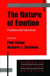 book The Nature of Emotion: Fundamental Questions