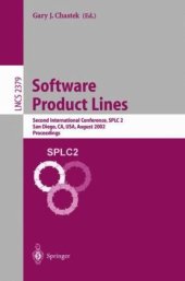book Software Product Lines: Second International Conference, SPLC 2 San Diego, CA, USA, August 19–22, 2002 Proceedings