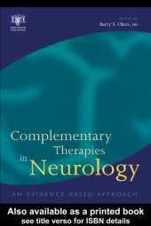 book Complementary Therapies in Neurology