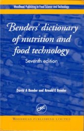 book Benders' Dictionary of Nutrition and Food Technology