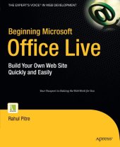 book Beginning Microsoft Office Live: Build Your Own Web Site Quickly and Easily 