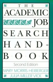 book The Academic Job Search Handbook 