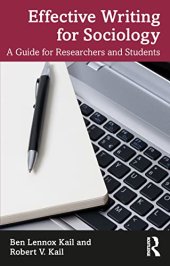 book Effective Writing for Sociology: A Guide for Researchers and Students