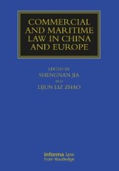 book Commercial and Maritime Law in China and Europe