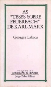 book As Teses sobre Feuerbach de Karl Marx