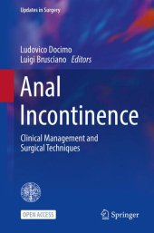 book Anal Incontinence: Clinical Management and Surgical Techniques