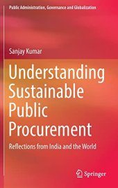 book Understanding Sustainable Public Procurement: Reflections from India and the World