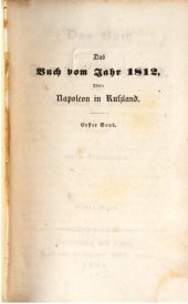 book Das Buch vom Jahr 1812; oder: Napoleon in Rußland