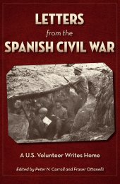 book Letters from the Spanish Civil War: A U.S. Volunteer Writes Home