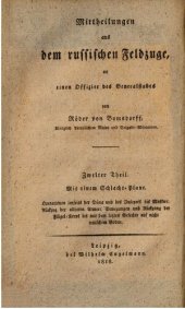 book Operationen jenseits der Dina und des Dniepers bis Moskwa, Rückzug der Alliierten; Bewegungen und Rückgang des Flügel-Korps bis mit dem letzten Gefechte auf nicht-deutschem Boden