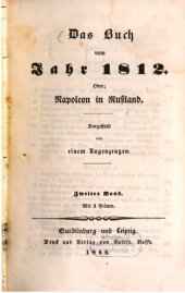 book Das Buch vom Jahr 1812; oder: Napoleon in Rußland