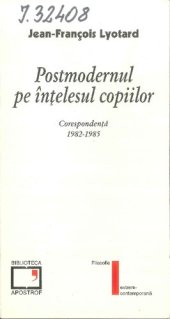 book Postmodernul pe înţelesul copiilor : corespondenţă : 1982-1985