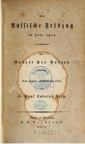 book Der russische Feldzug im Jahr 1812