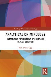 book Analytical Criminology