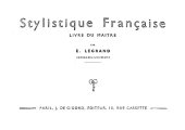 book Stylistique française. Livre du maître