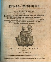 book Kriegs-Geschichten aus den Jahren 1812/13 oder Darstellungen und Schilderungen aus den Feldzügen der Franzosen und verbündeten Truppen