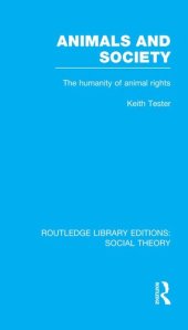 book Animals and Society (RLE Social Theory)