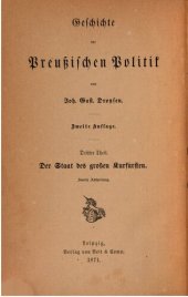 book Der Staat des Großen Kurfürsten