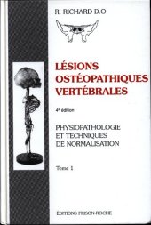 book Lesions osteopathiques vertebrales