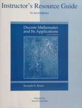 book Instructor's Resource Guide to Accompany Discrete Mathematics and Its Applications, 6th Edition