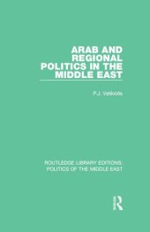 book Arab and Regional Politics in the Middle East