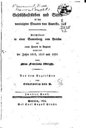 book Gesellschaftsleben und Sitten in den vereinigten Staaten von Amerika: geschildert in einer Sammlung von Briefen an ainen Freund in England während der Jahre 1818, 1819 und 1820