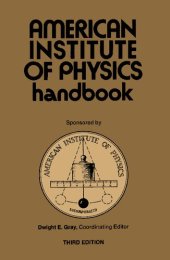 book American Institute of Physics Handbook