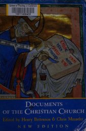 book Documents of the Christian Church