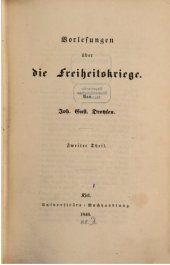 book Vorlesungen über die Freiheitskriege