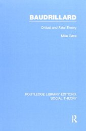 book Baudrillard: Critical and Fatal Theory