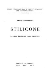 book Stilicone: la crisi imperiale dopo Teodosio